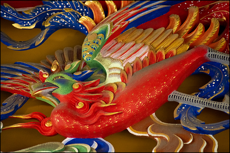 向拝彫刻