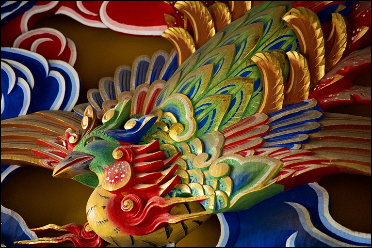 向拝彫刻
